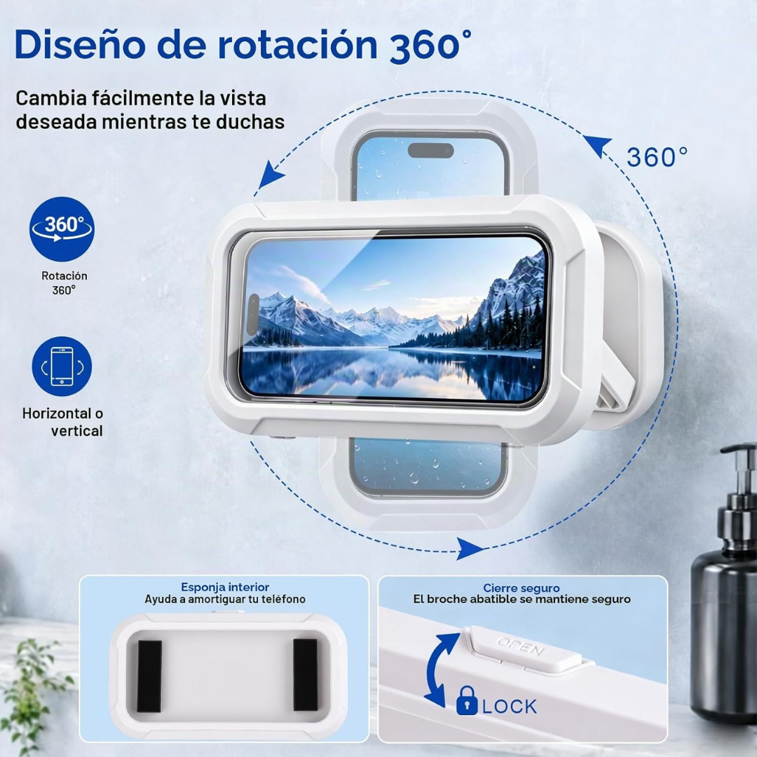 AquaBox: Escucha música, mira videos y juega videojuegos, en la ducha