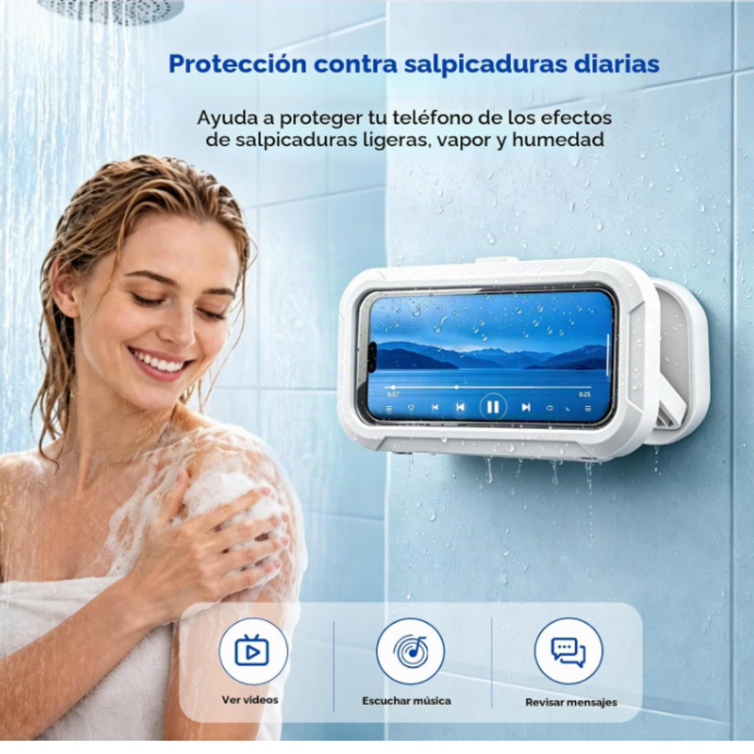 AquaBox: Escucha música, mira videos y juega videojuegos, en la ducha